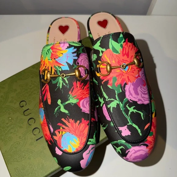 Gucci x Ken Scott Floral Mules - Picture 4 of 5